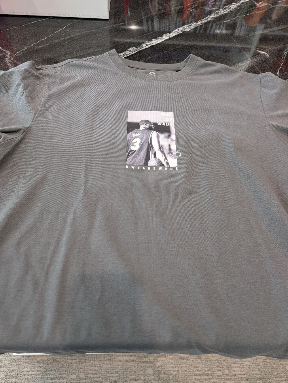 Gray Graphic Crewneck Short Sleeve Tee